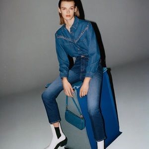 NWT Zara Premium Collection High Rise Jeans